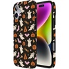 image:imageCasely iPhone 14 Case  Falling for You  Plum Floral  Compatible with MagSafe  Classic Ultra Slim DesignTrick or Treat  Sweet Halloween