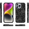 image:imageCasely iPhone 14 Case  Falling for You  Plum Floral  Compatible with MagSafe  Classic Ultra Slim DesignWere Ready For It  Black Serpent