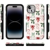 image:imageCasely iPhone 14 Case  Festive Girlie  Holiday Bows  Bold Protective Design  MagSafe Compatible Design