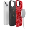 image:imageCasely iPhone 14 Case  Final Rose  Red amp Pink Floral  Bold Protective Design  MagSafe Compatible Design