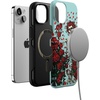 image:imageCasely iPhone 14 Case  Forever Grateful  Grateful Dead Skeleton Floral  Bold Protective Design  Compatible with MagSafe
