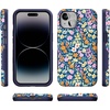 image:imageCasely iPhone 14 Case  Full Bloom  Navy Floral  Bold Protective Design  Compatible with MagSafe