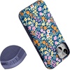 image:imageCasely iPhone 14 Case  Full Bloom  Navy Floral  Bold Protective Design  Compatible with MagSafe