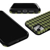 image:imageCasely iPhone 14 Case  Harlequin Wicked Diamond  Black and Green  Bold Protective Design  MagSafe Compatible Design