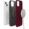 image:imageCasely iPhone 14 Case  Heart Noir  Tiny Hearts  Bold Protective Design  MagSafe Compatible Design