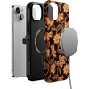 image:imageCasely iPhone 14 Case  Maple Flowers  Floral Foliage  Bold Protective Design  MagSafe Compatible Design