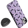 image:imageCasely iPhone 14 Case  Midnight Flight  Celestial Bats  Bold Protective Design  MagSafe Compatible Design