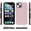 image:imageCasely iPhone 14 Case  On the Dot  Pink amp Brown Polka Dot  Bold Protective Design  Compatible with MagSafe