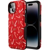 image:imageCasely iPhone 14 Case  Peppermint Kiss  Candy Cane  Bold Protective Design  MagSafe Compatible Design