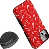 image:imageCasely iPhone 14 Case  Peppermint Kiss  Candy Cane  Bold Protective Design  MagSafe Compatible Design