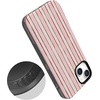 image:imageCasely iPhone 14 Case  Pretty in Pastel  Blush Stripes  Bold Protective Design  MagSafe Compatible Design