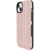 image:imageCasely iPhone 14 Case  Pretty in Pastel  Blush Stripes  Bold Protective Design  MagSafe Compatible Design