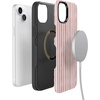 image:imageCasely iPhone 14 Case  Pretty in Pastel  Blush Stripes  Bold Protective Design  MagSafe Compatible Design