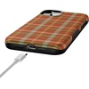 image:imageCasely iPhone 14 Case  Spiced Chai  Fall Plaid  Bold Protective Design  MagSafe Compatible Design
