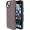 image:imageCasely iPhone 14 Case  Sunday in Brooklyn  Chocolate Blue Stripes  Bold Protective Design  Compatible with MagSafe