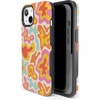 image:imageCasely iPhone 14 Case  Tropical Color Splash  Abstract Retro  Bold Protective Design  Compatible with MagSafe