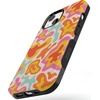 image:imageCasely iPhone 14 Case  Tropical Color Splash  Abstract Retro  Bold Protective Design  Compatible with MagSafe