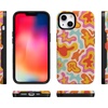 image:imageCasely iPhone 14 Case  Tropical Color Splash  Abstract Retro  Bold Protective Design  Compatible with MagSafe