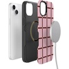 image:imageCasely iPhone 14 Case  Uptown Gridlock  Pink Checkerboard  Bold Protective Design  Compatible with MagSafe