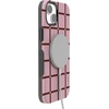 image:imageCasely iPhone 14 Case  Uptown Gridlock  Pink Checkerboard  Bold Protective Design  Compatible with MagSafe