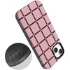 image:imageCasely iPhone 14 Case  Uptown Gridlock  Pink Checkerboard  Bold Protective Design  Compatible with MagSafe