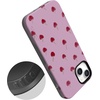 image:imageCasely iPhone 14 Case  Very Cherry  Painted Cherries  Bold Protective Design  MagSafe Compatible Design