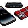 image:imageCasely iPhone 14 Plus Case  As if  Red Plaid  Compatible with MagSafe  Bold Protective Design
