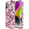 image:imageCasely iPhone 14 Plus Case  Final Rose  Red amp Pink Floral  Compatible with MagSafe  Classic Ultra Slim DesignCoquette Crush  Bows