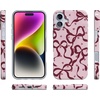 image:imageCasely iPhone 14 Plus Case  Final Rose  Red amp Pink Floral  Compatible with MagSafe  Classic Ultra Slim DesignCoquette Crush  Bows
