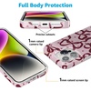 image:imageCasely iPhone 14 Plus Case  Final Rose  Red amp Pink Floral  Compatible with MagSafe  Classic Ultra Slim DesignCoquette Crush  Bows