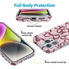 image:imageCasely iPhone 14 Plus Case  Final Rose  Red amp Pink Floral  Compatible with MagSafe  Classic Ultra Slim DesignCoquette Crush  Bows