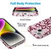 image:imageCasely iPhone 14 Plus Case  Final Rose  Red amp Pink Floral  Compatible with MagSafe  Classic Ultra Slim DesignCoquette Crush  Bows