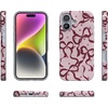 image:imageCasely iPhone 14 Plus Case  Final Rose  Red amp Pink Floral  Compatible with MagSafe  Classic Ultra Slim DesignCoquette Crush  Bows