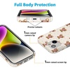 image:imageCasely iPhone 14 Plus Case  Final Rose  Red amp Pink Floral  Compatible with MagSafe  Classic Ultra Slim DesignCuddle Up  Teddy Bear