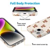 image:imageCasely iPhone 14 Plus Case  Final Rose  Red amp Pink Floral  Compatible with MagSafe  Classic Ultra Slim DesignCuddle Up  Teddy Bear