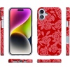 image:imageCasely iPhone 14 Plus Case  Final Rose  Red amp Pink Floral  Compatible with MagSafe  Classic Ultra Slim DesignFinal Rose  Red  Pink Floral