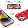 image:imageCasely iPhone 14 Plus Case  Final Rose  Red amp Pink Floral  Compatible with MagSafe  Classic Ultra Slim DesignFinal Rose  Red  Pink Floral