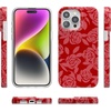 image:imageCasely iPhone 14 Plus Case  Final Rose  Red amp Pink Floral  Compatible with MagSafe  Classic Ultra Slim DesignFinal Rose  Red  Pink Floral