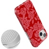 image:imageCasely iPhone 14 Plus Case  Final Rose  Red amp Pink Floral  Compatible with MagSafe  Classic Ultra Slim DesignFinal Rose  Red  Pink Floral