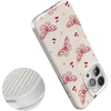 image:imageCasely iPhone 14 Plus Case  Final Rose  Red amp Pink Floral  Compatible with MagSafe  Classic Ultra Slim DesignHeart Flutters  Butterfly