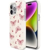 image:imageCasely iPhone 14 Plus Case  Final Rose  Red amp Pink Floral  Compatible with MagSafe  Classic Ultra Slim DesignHeart Flutters  Butterfly