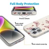 image:imageCasely iPhone 14 Plus Case  Final Rose  Red amp Pink Floral  Compatible with MagSafe  Classic Ultra Slim DesignHeart Flutters  Butterfly
