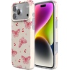 image:imageCasely iPhone 14 Plus Case  Final Rose  Red amp Pink Floral  Compatible with MagSafe  Classic Ultra Slim DesignHeart Flutters  Butterfly
