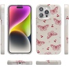 image:imageCasely iPhone 14 Plus Case  Final Rose  Red amp Pink Floral  Compatible with MagSafe  Classic Ultra Slim DesignHeart Flutters  Butterfly