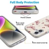 image:imageCasely iPhone 14 Plus Case  Final Rose  Red amp Pink Floral  Compatible with MagSafe  Classic Ultra Slim DesignHeart Flutters  Butterfly