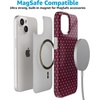 image:imageCasely iPhone 14 Plus Case  Final Rose  Red amp Pink Floral  Compatible with MagSafe  Classic Ultra Slim DesignHeart Noir  Tiny Hearts