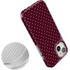 image:imageCasely iPhone 14 Plus Case  Final Rose  Red amp Pink Floral  Compatible with MagSafe  Classic Ultra Slim DesignHeart Noir  Tiny Hearts