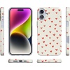 image:imageCasely iPhone 14 Plus Case  Final Rose  Red amp Pink Floral  Compatible with MagSafe  Classic Ultra Slim DesignLove Letters  Doodle Hearts