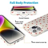 image:imageCasely iPhone 14 Plus Case  Final Rose  Red amp Pink Floral  Compatible with MagSafe  Classic Ultra Slim DesignLove Letters  Doodle Hearts