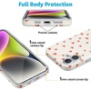 image:imageCasely iPhone 14 Plus Case  Final Rose  Red amp Pink Floral  Compatible with MagSafe  Classic Ultra Slim DesignLove Letters  Doodle Hearts
